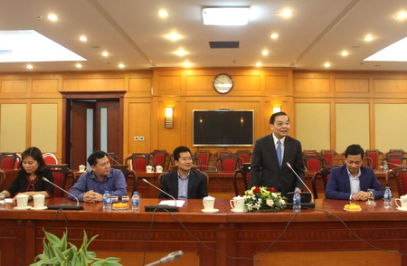 Bộ trưởng Bộ KH&CN Chu Ngọc Anh phát biểu tại Lễ kỷ niệm