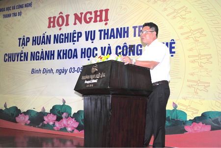  Ông Trương Hồng Dương – Chánh Thanh tra Bộ KH&CN phát biểu khai mạc Hội nghị